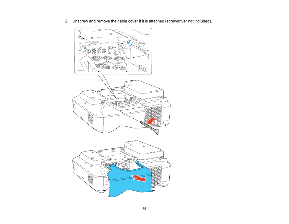 Epson PowerLite 685W 3500-Lumen WXGA Ultra-Short Throw 3LCD Projector User Manual | Page 55 / 263