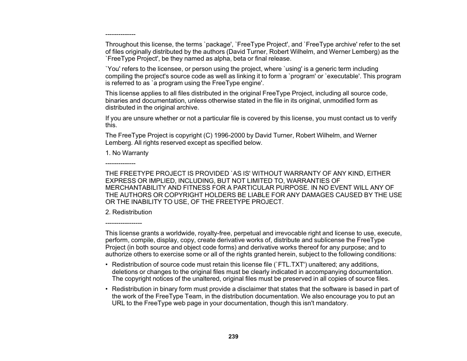 Epson PowerLite 1781W 3200-Lumen WXGA 3LCD Projector User Manual | Page 239 / 245