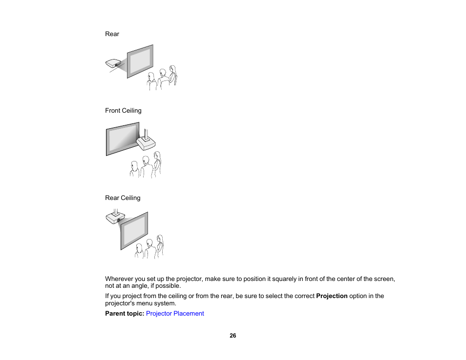 Epson PowerLite 1781W 3200-Lumen WXGA 3LCD Projector User Manual | Page 26 / 245