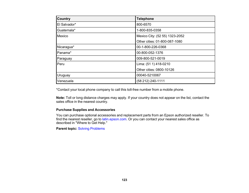 Epson EpiqVision Flex CO-W01 3000-Lumen WXGA 3LCD Projector User Manual | Page 123 / 144