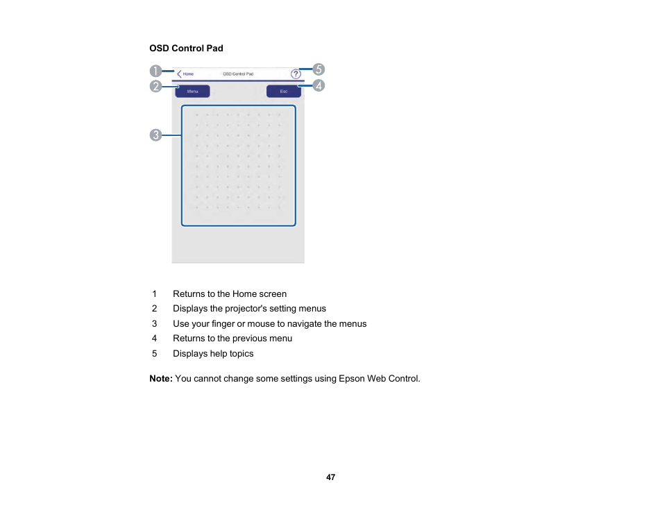 Epson EpiqVision Flex CO-W01 3000-Lumen WXGA 3LCD Projector User Manual | Page 47 / 144