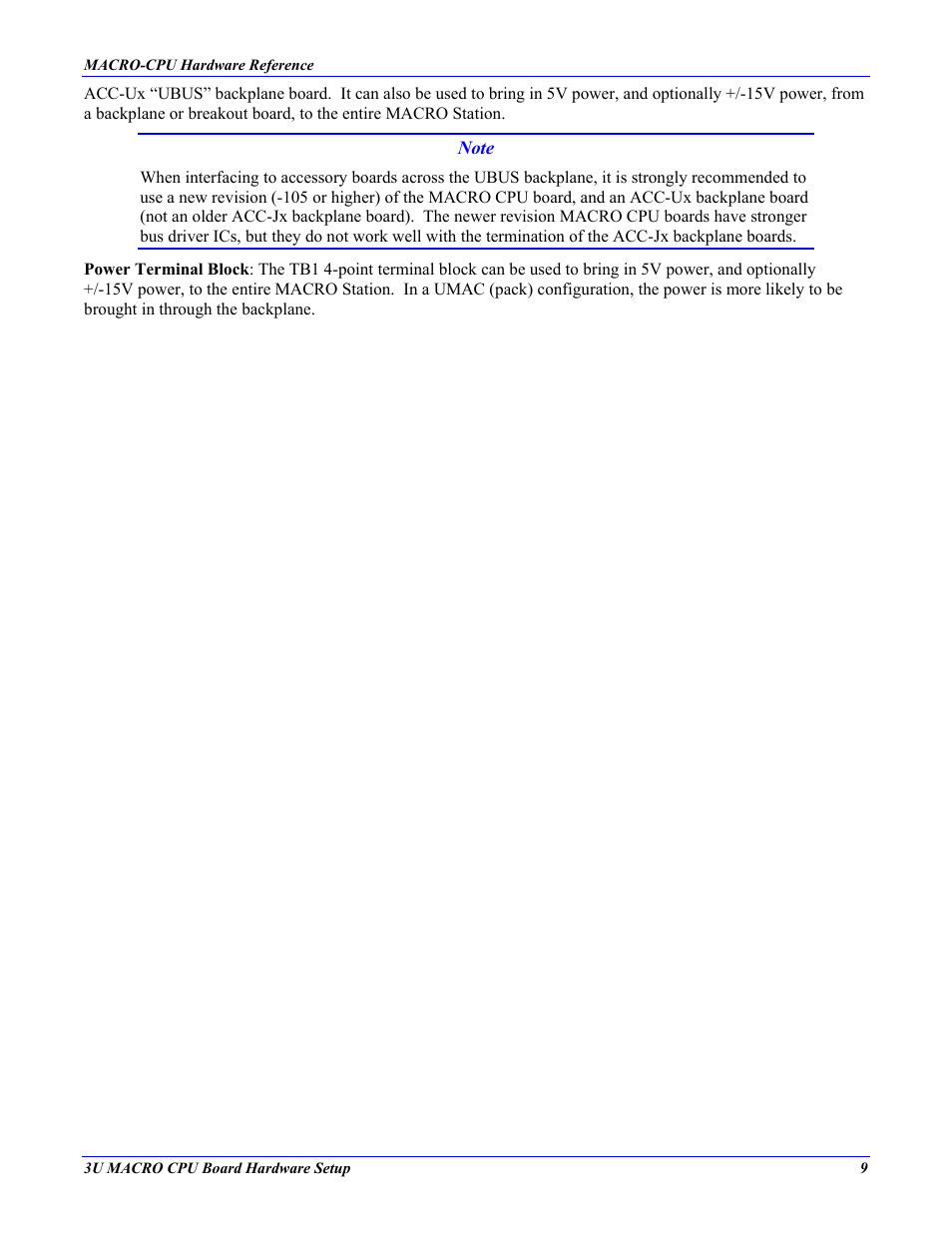 Delta Tau MACRO CPU BOARD 4Ax-602804-xHxx User Manual | Page 13 / 35