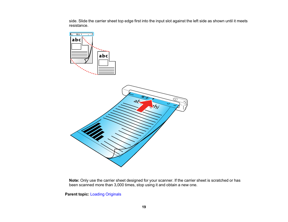 Epson Workforce ES-60W Wireless Portable Document Scanner User Manual | Page 19 / 112