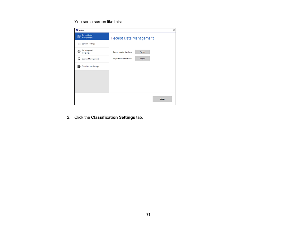 Epson Workforce ES-60W Wireless Portable Document Scanner User Manual | Page 71 / 112