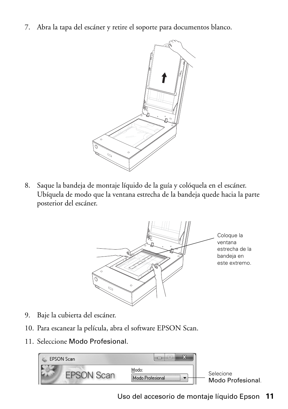 Epson Fluid Mount User Manual | Page 11 / 16