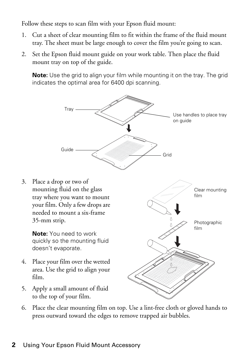 Epson Fluid Mount User Manual | Page 2 / 16