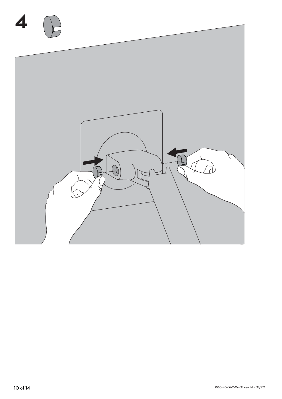 Ergotron MXV Desk Mount Monitor Arm for Displays up to 34" (Black) User Manual | Page 10 / 28