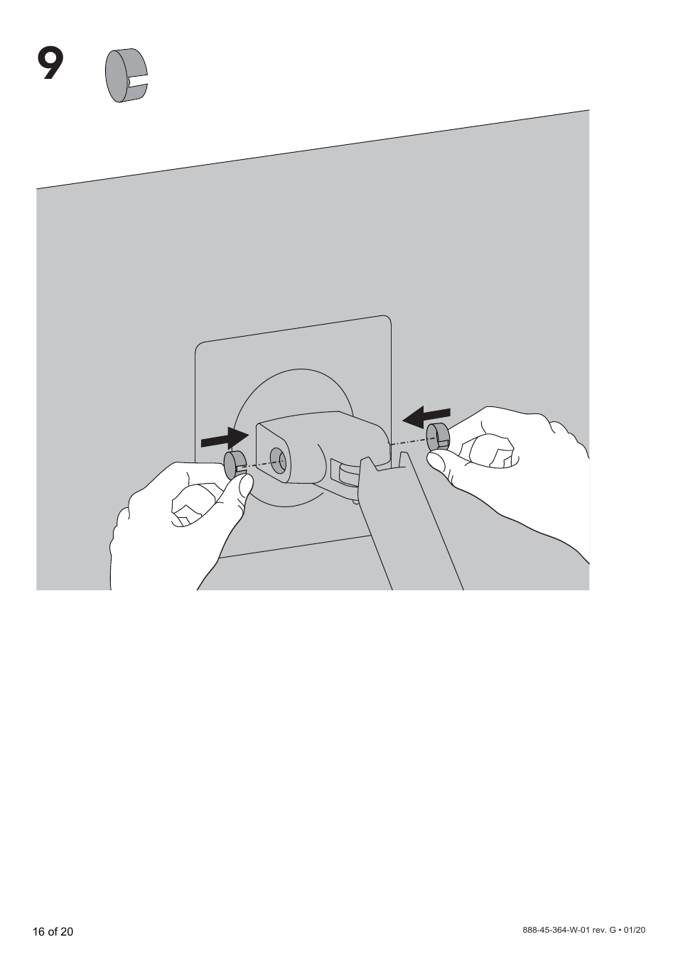 Ergotron MXV Wall Monitor Arm for Displays up to 34" (Matte Black) User Manual | Page 16 / 40