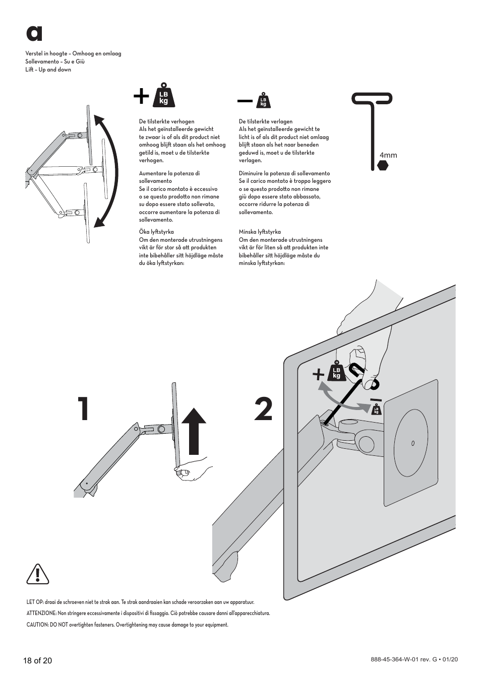 Ergotron MXV Wall Monitor Arm for Displays up to 34" (Matte Black) User Manual | Page 38 / 40