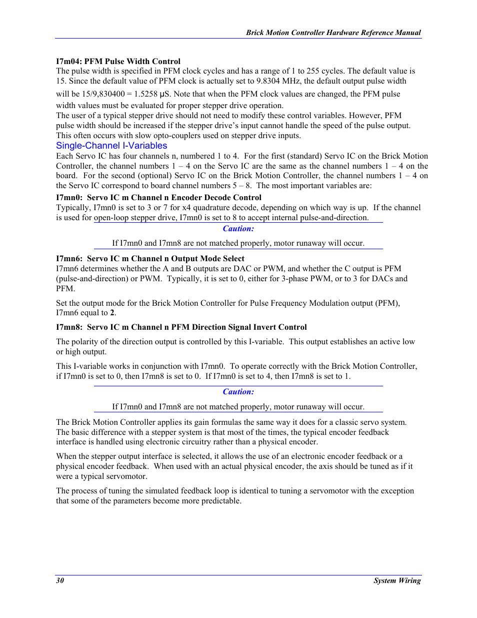 Single-channel i-variables | Delta Tau 5xx-603869-xUxx User Manual | Page 38 / 50