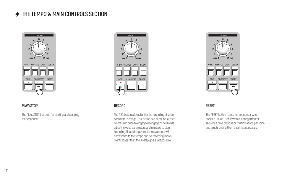 Erica Synths PERKONS HD-01 Drum Machine Synthesizer User Manual | Page 14 / 36