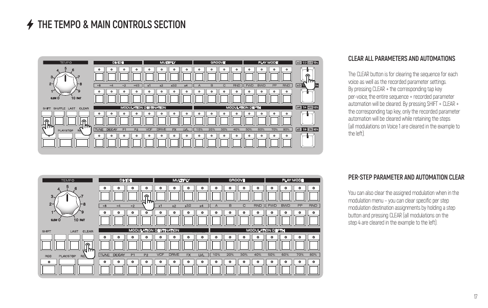 Erica Synths PERKONS HD-01 Drum Machine Synthesizer User Manual | Page 17 / 36