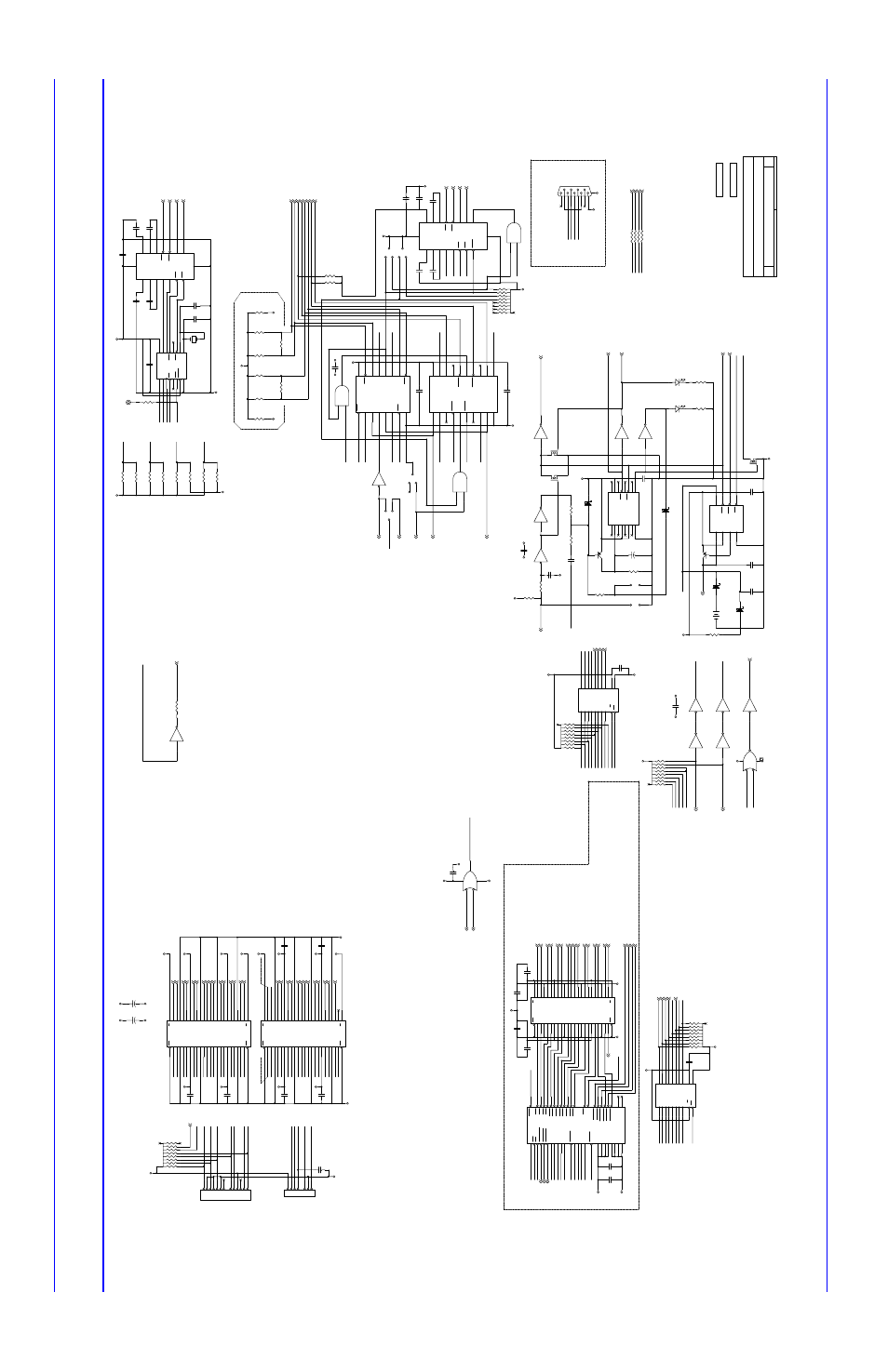 Schematics, Schem a tics, Schem a tics 23 | Front panel, Rt. angle through | Delta Tau 4Ax-603625-xUxx User Manual | Page 27 / 29