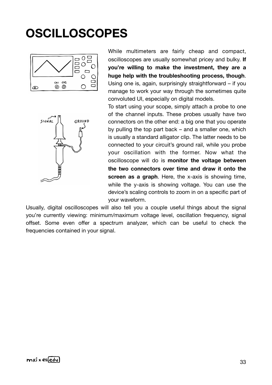 Oscilloscopes | Erica Synths EDU DIY Mixer Eurorack Module Kit User Manual | Page 33 / 48