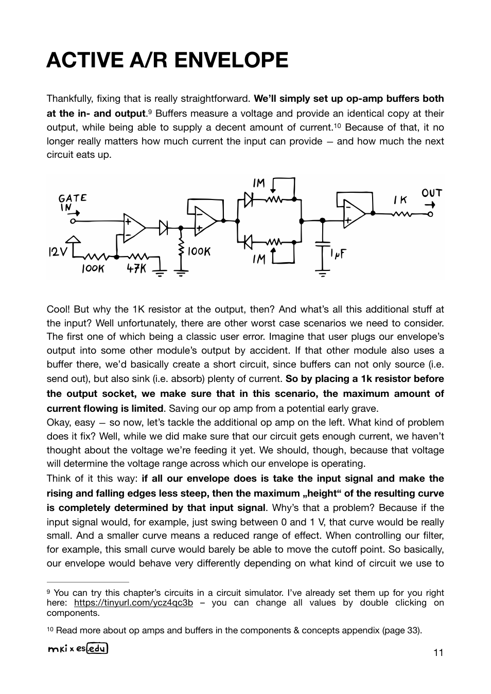 Active a/r envelope | Erica Synths EDU DIY EG Eurorack Module Kit User Manual | Page 11 / 54