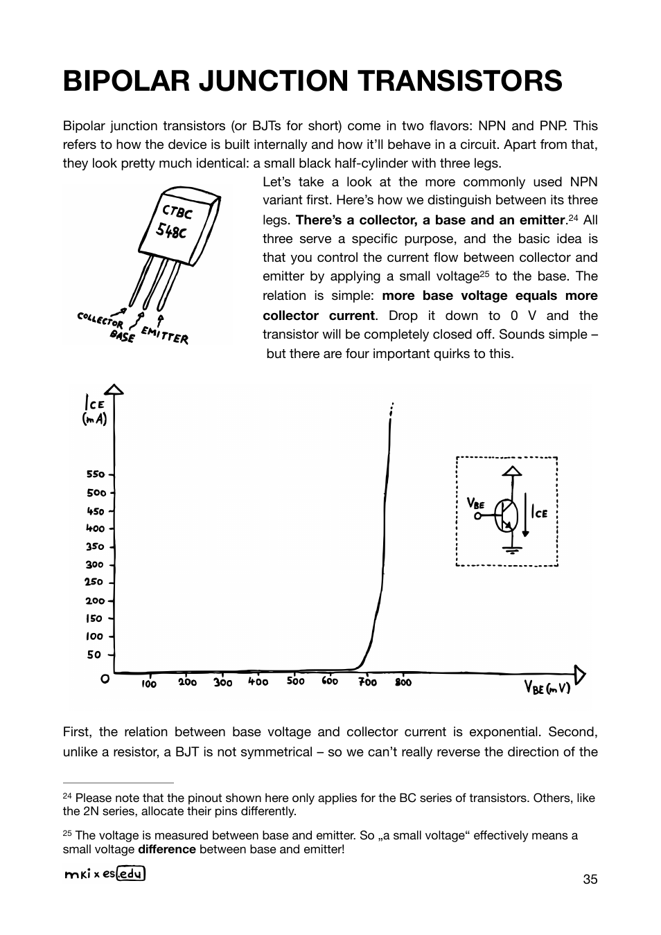 Bipolar junction transistors | Erica Synths EDU DIY EG Eurorack Module Kit User Manual | Page 35 / 54