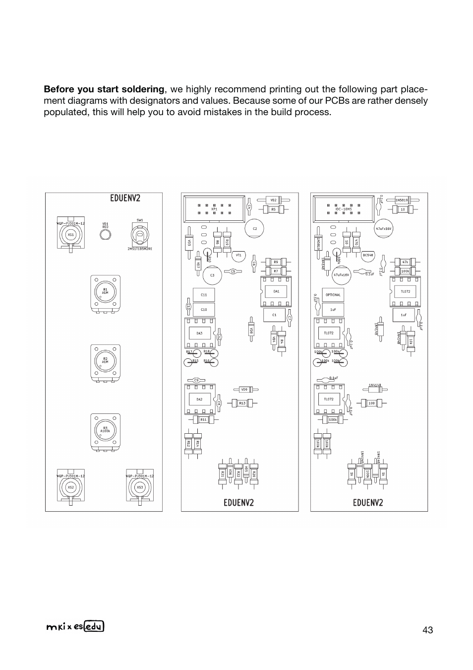 Erica Synths EDU DIY EG Eurorack Module Kit User Manual | Page 43 / 54