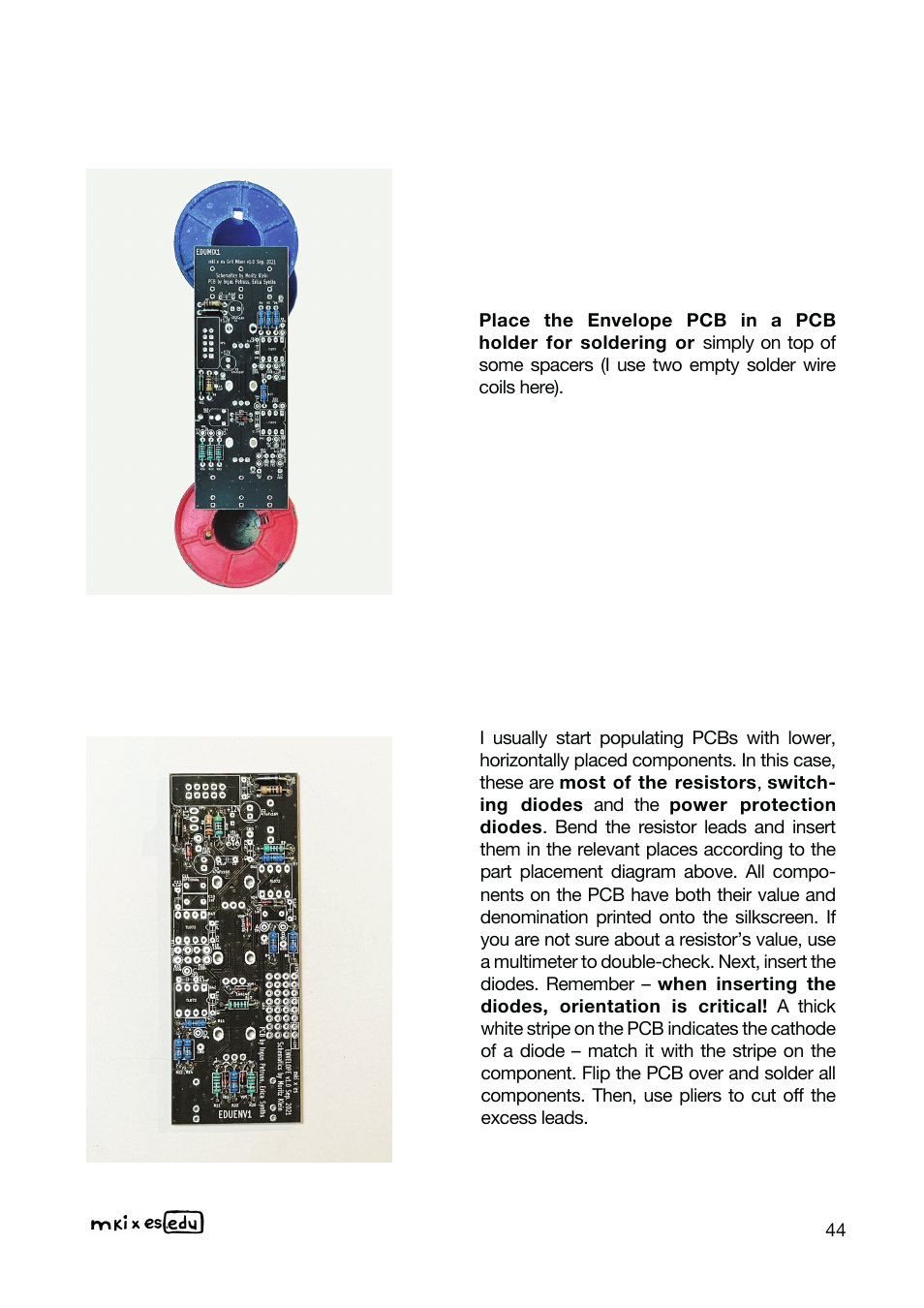 Erica Synths EDU DIY EG Eurorack Module Kit User Manual | Page 44 / 54