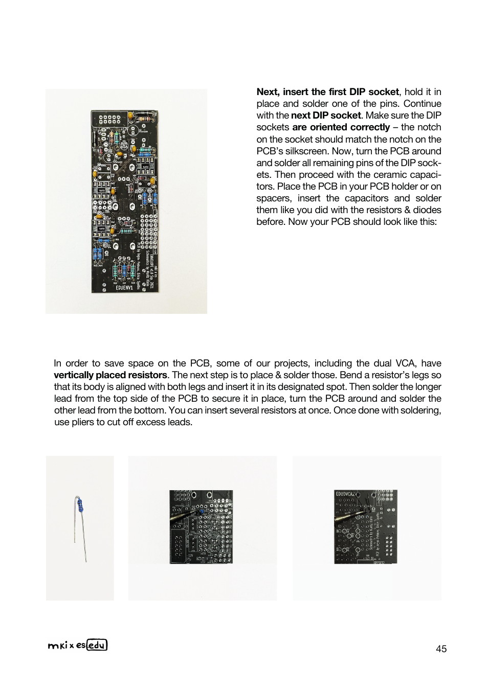 Erica Synths EDU DIY EG Eurorack Module Kit User Manual | Page 45 / 54