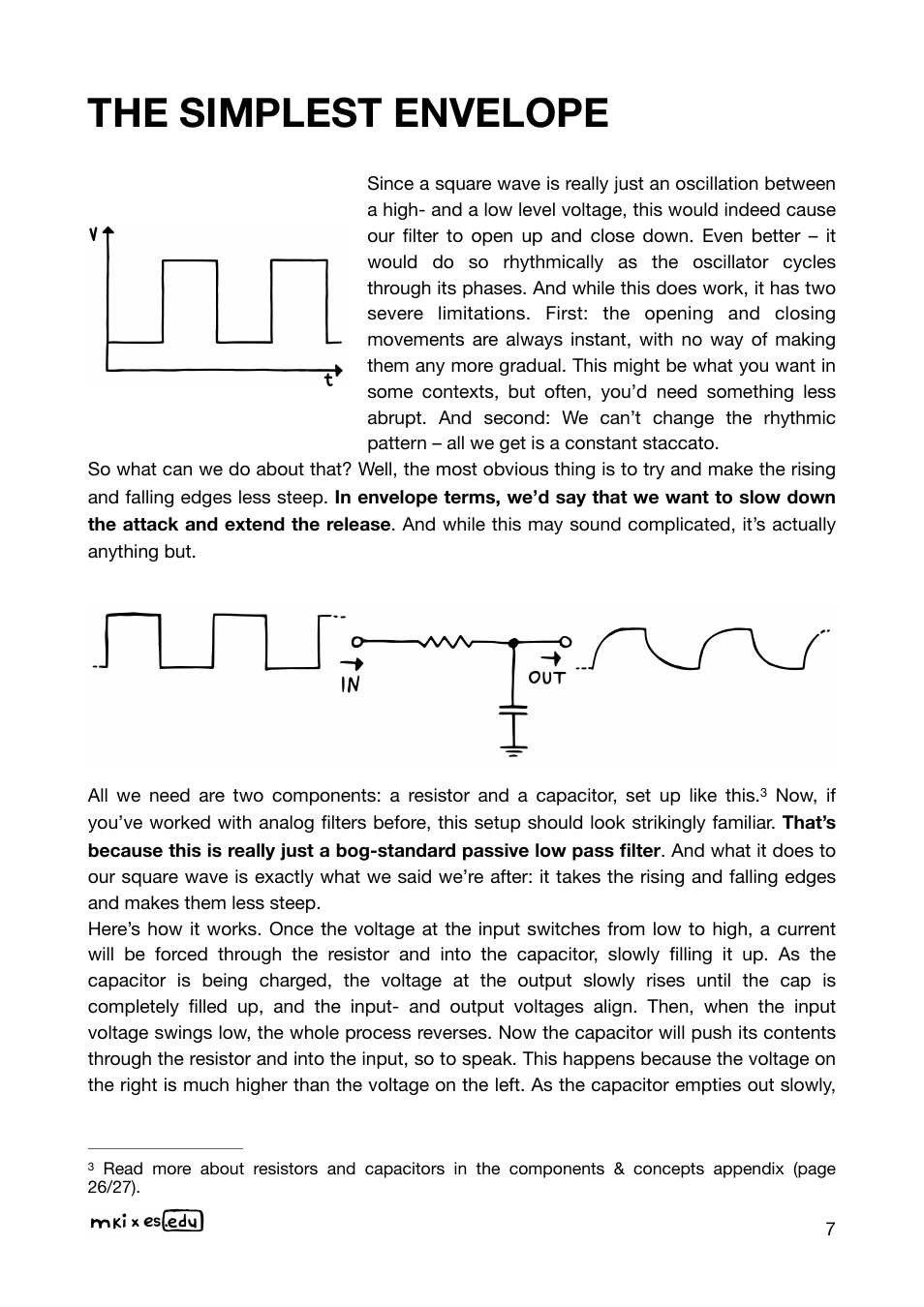 The simplest envelope | Erica Synths EDU DIY EG Eurorack Module Kit User Manual | Page 7 / 54