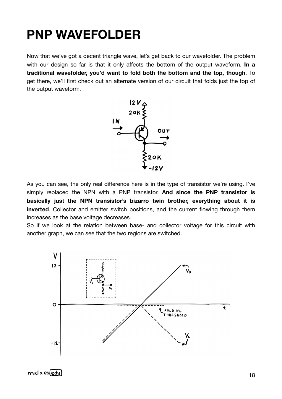 Pnp wavefolder | Erica Synths EDU DIY Wavefolder Eurorack Module Kit User Manual | Page 18 / 55