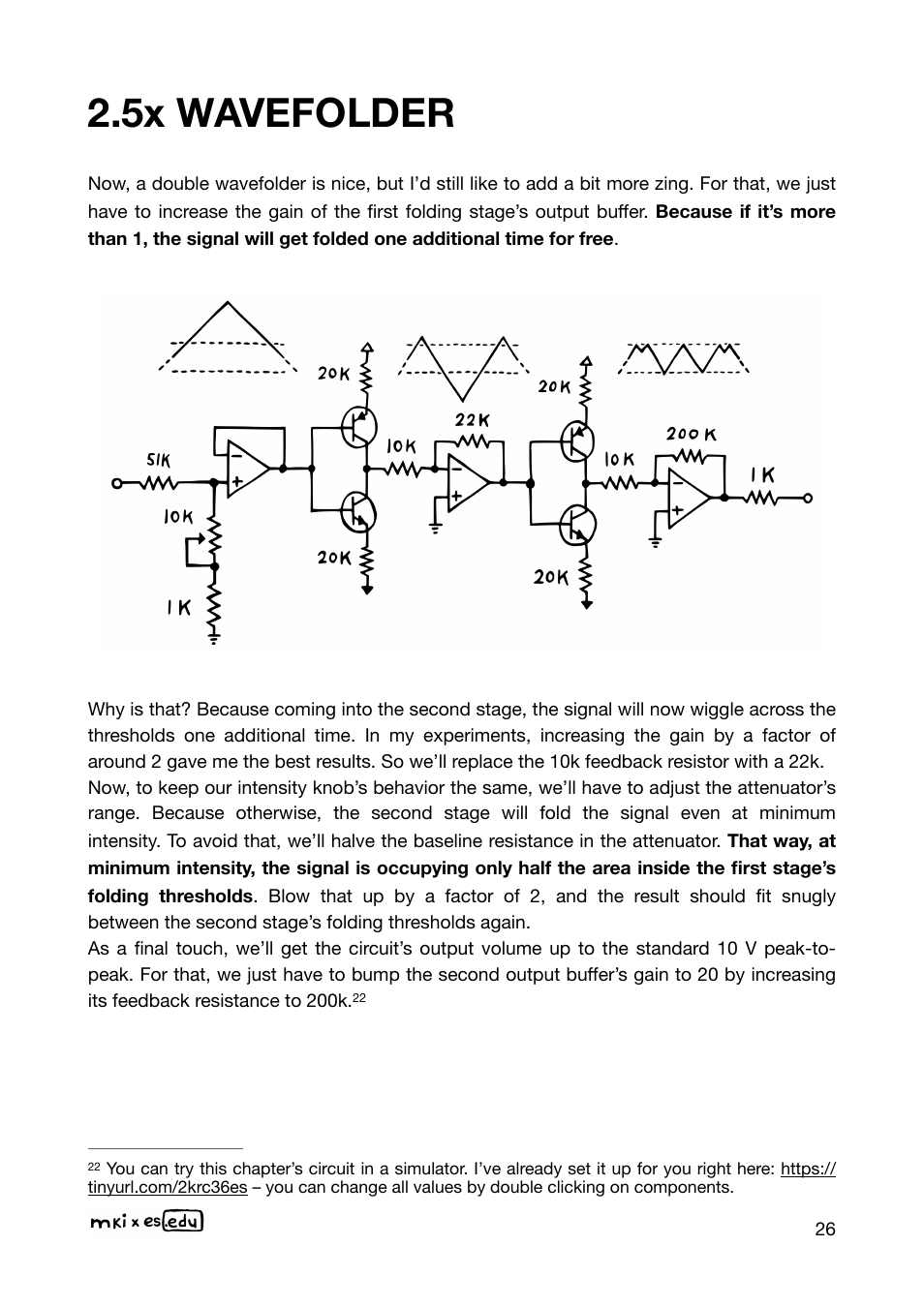 5x wavefolder | Erica Synths EDU DIY Wavefolder Eurorack Module Kit User Manual | Page 26 / 55