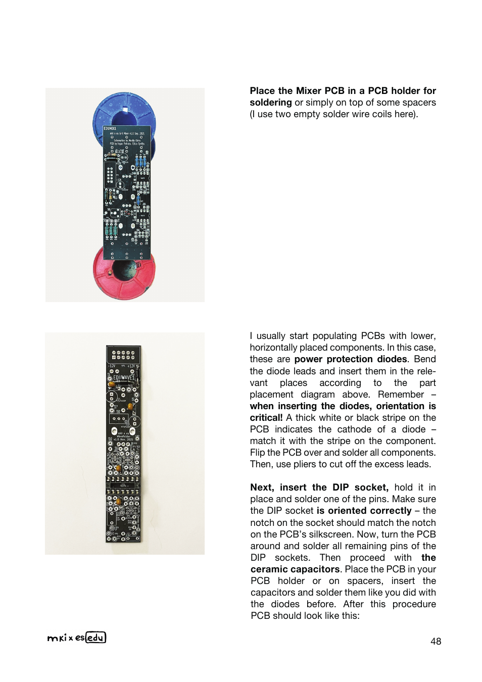 Erica Synths EDU DIY Wavefolder Eurorack Module Kit User Manual | Page 48 / 55