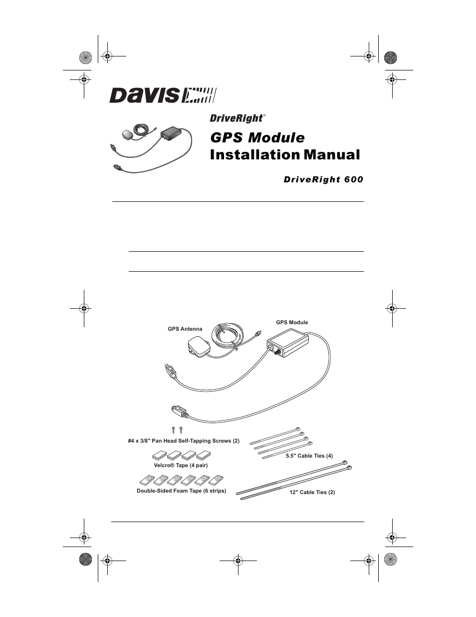 DAVIS 8157 User Manual | 4 pages