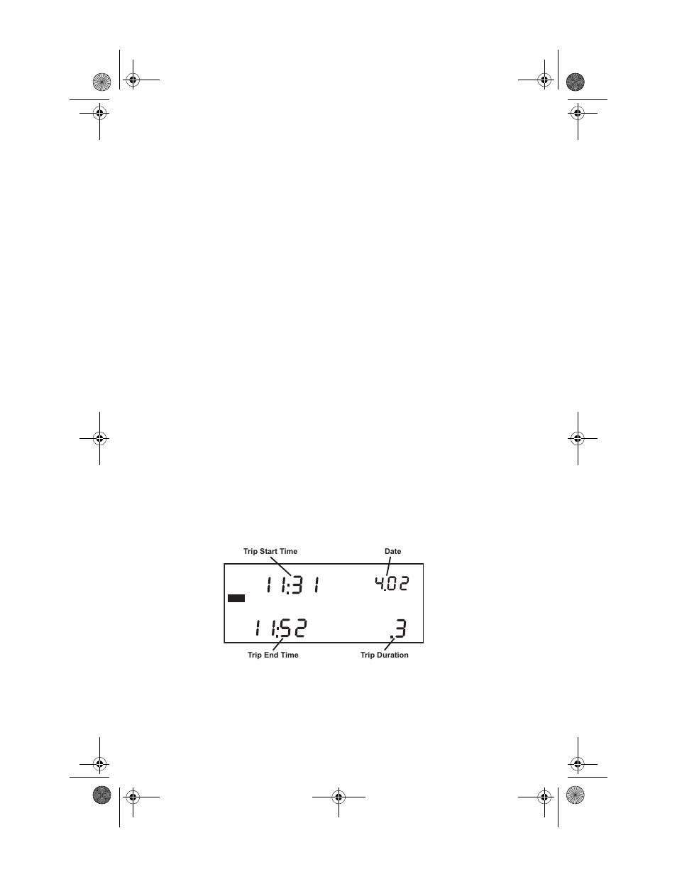 Two digital inputs, Activity indicator, Trip start/end log screen | DAVIS DRIVERIGHT 600 8156VSS User Manual | Page 17 / 36