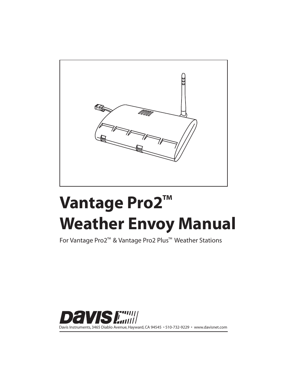 DAVIS Vantage Pro2 User Manual | 32 pages