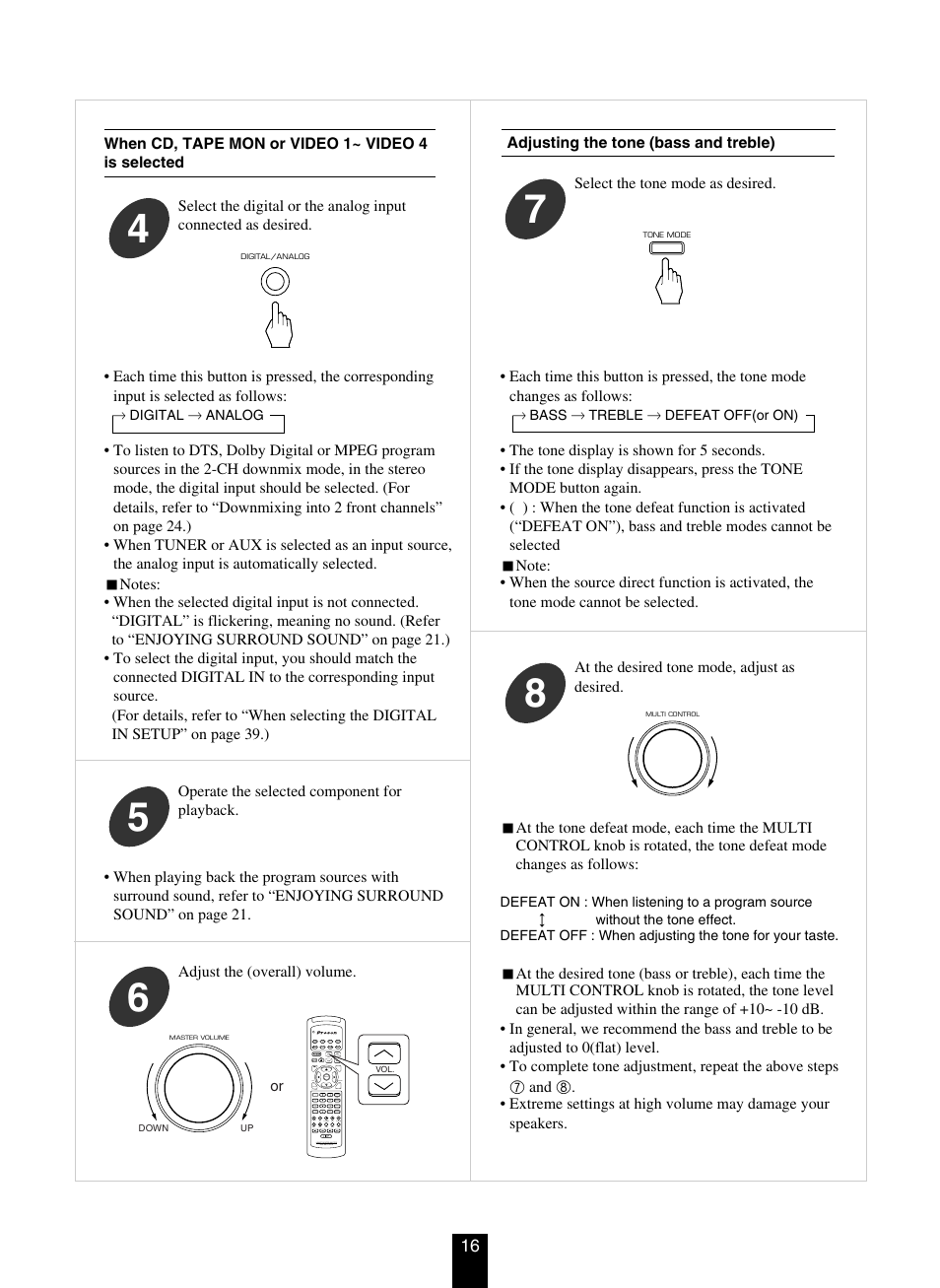 DTS RV4700 DTS-ES User Manual | Page 16 / 50