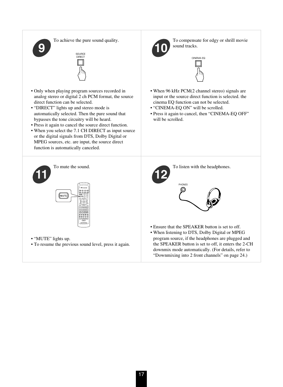 DTS RV4700 DTS-ES User Manual | Page 17 / 50