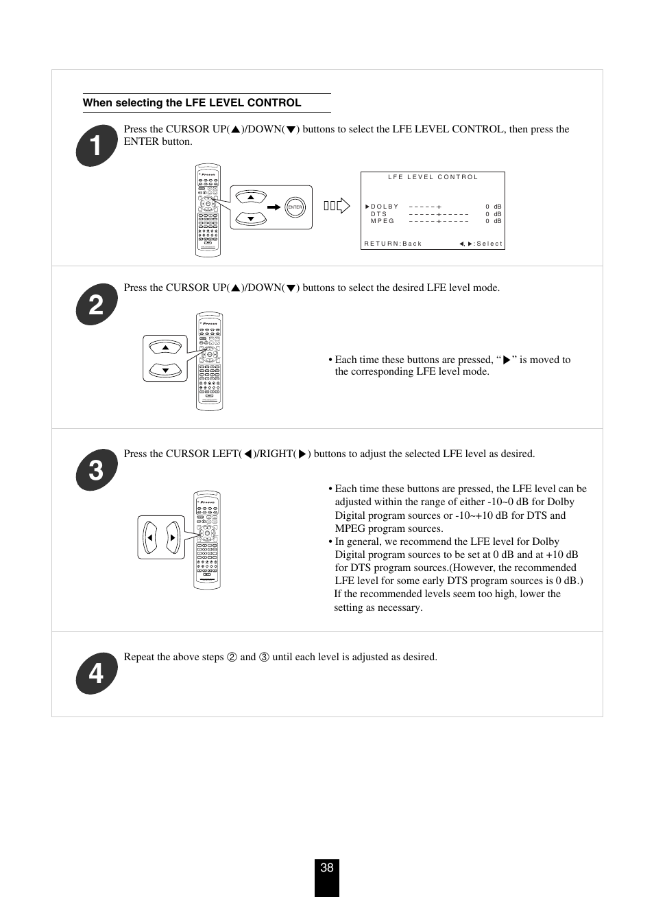 DTS RV4700 DTS-ES User Manual | Page 38 / 50