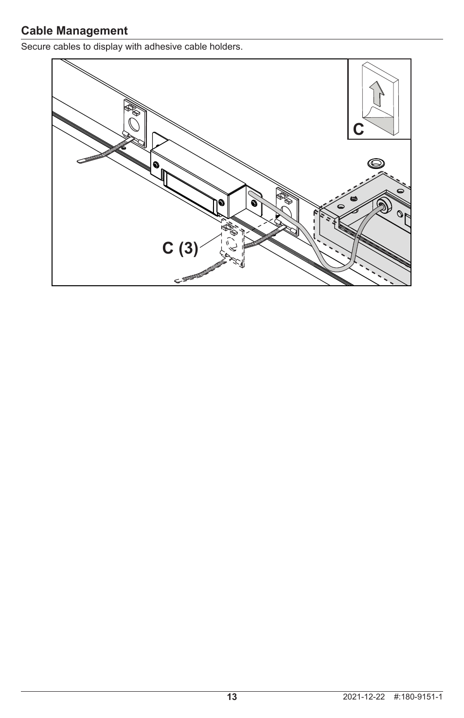 C (3) c | Peerless-AV Neptune 55" 4K UHD HDR Smart IPS LED Outdoor TV (Partial Sun) User Manual | Page 13 / 96