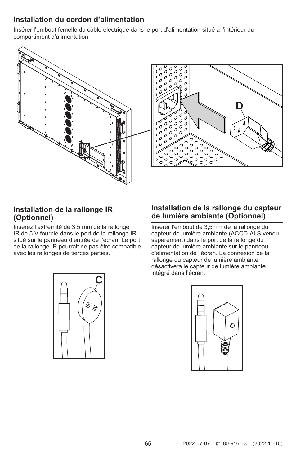 Peerless-AV XHB754 4K UHD Xtreme High Bright LED Outdoor Display (75") User Manual | Page 65 / 84