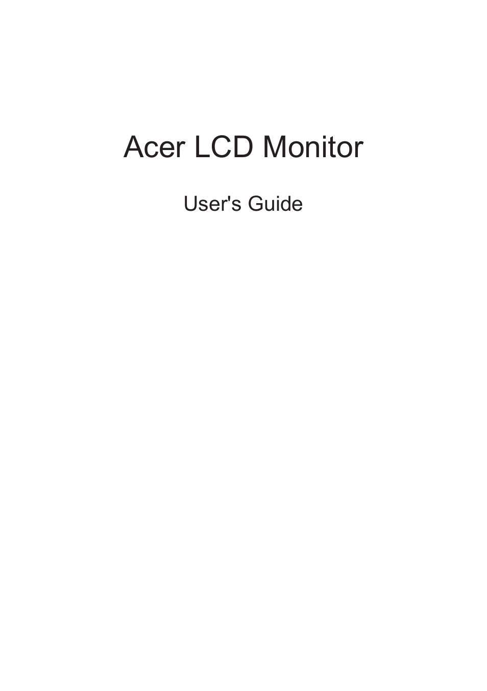 Acer 31.5" ED320Q Xbmiipx 240 Hz Curved Gaming Monitor User Manual | 39 pages