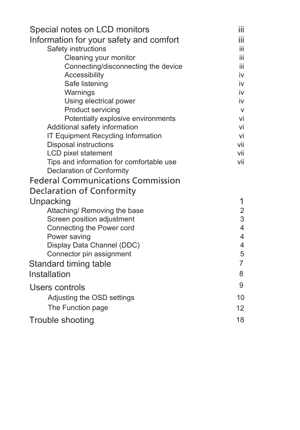 Acer ED322QR Pbmiipx 31.5" 16:9 Curved 144 Hz FreeSync VA Monitor User Manual | Page 12 / 27