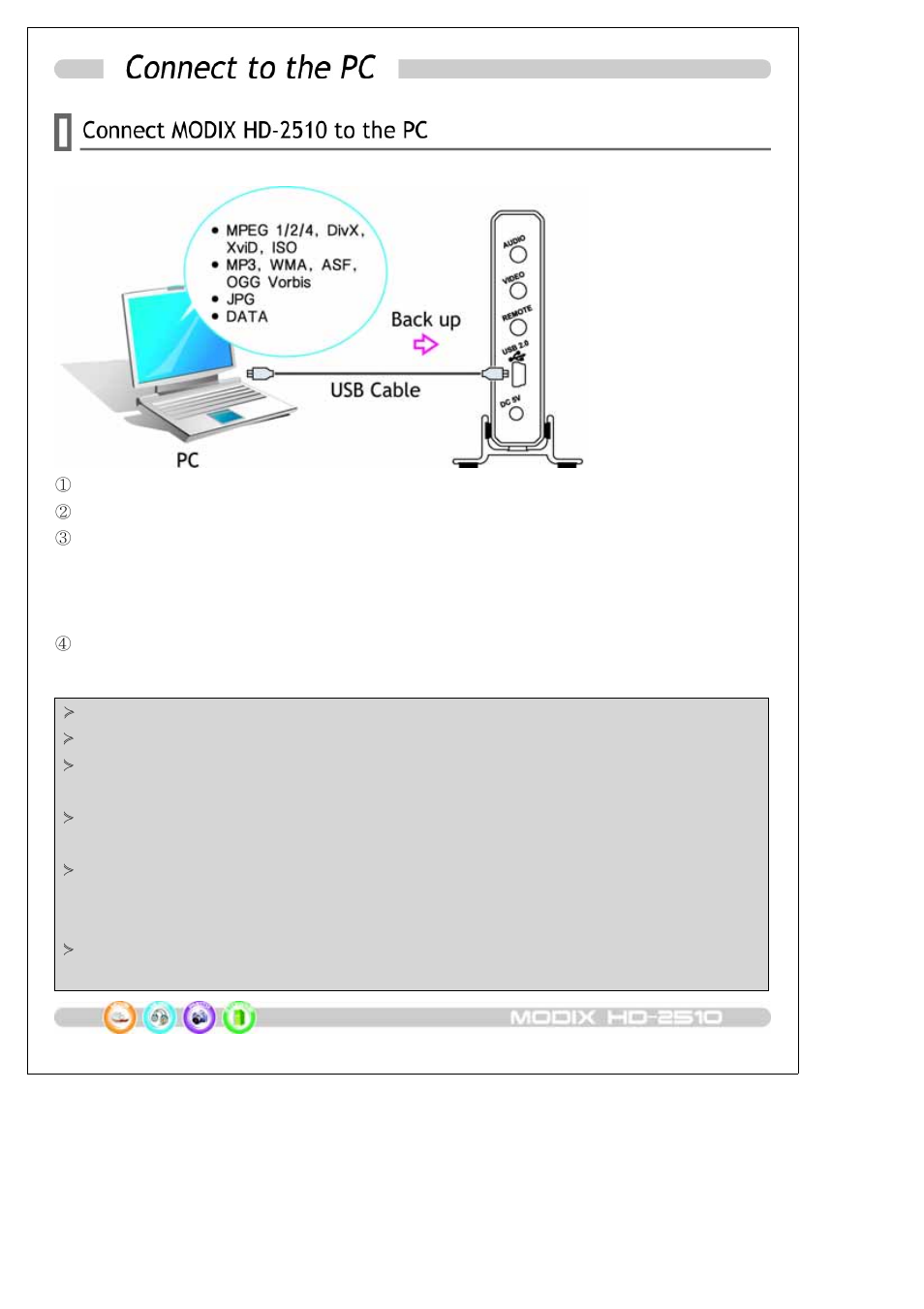 DTS HDTV MODIX HD-2510 User Manual | Page 13 / 35