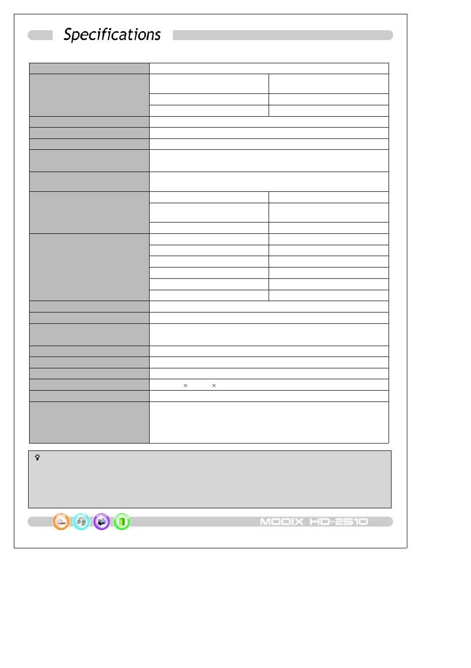 DTS HDTV MODIX HD-2510 User Manual | Page 31 / 35