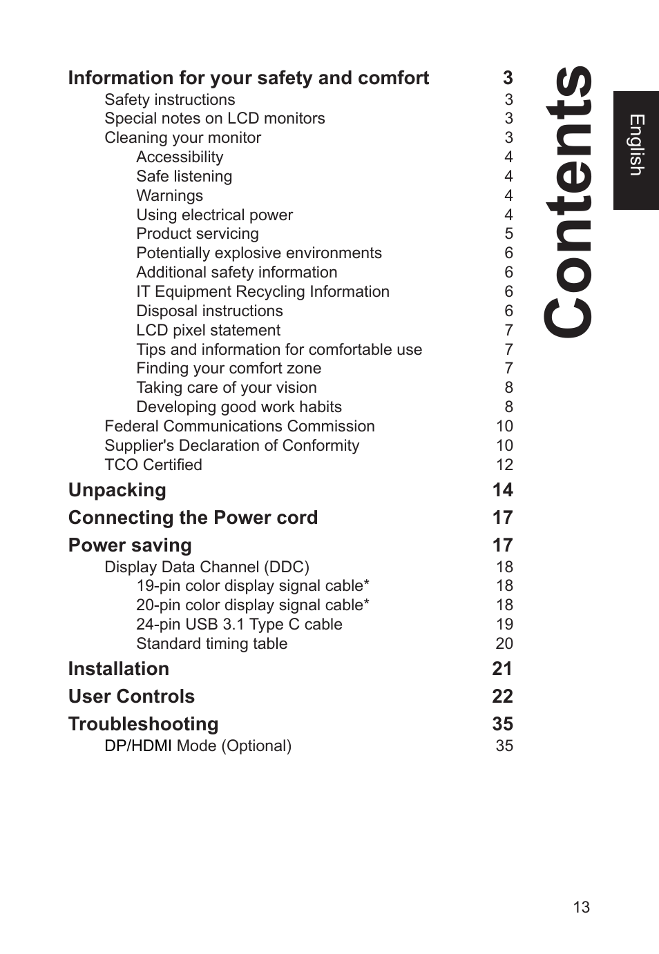 Acer CB241Y bmirux 23.8" Monitor User Manual | Page 13 / 36