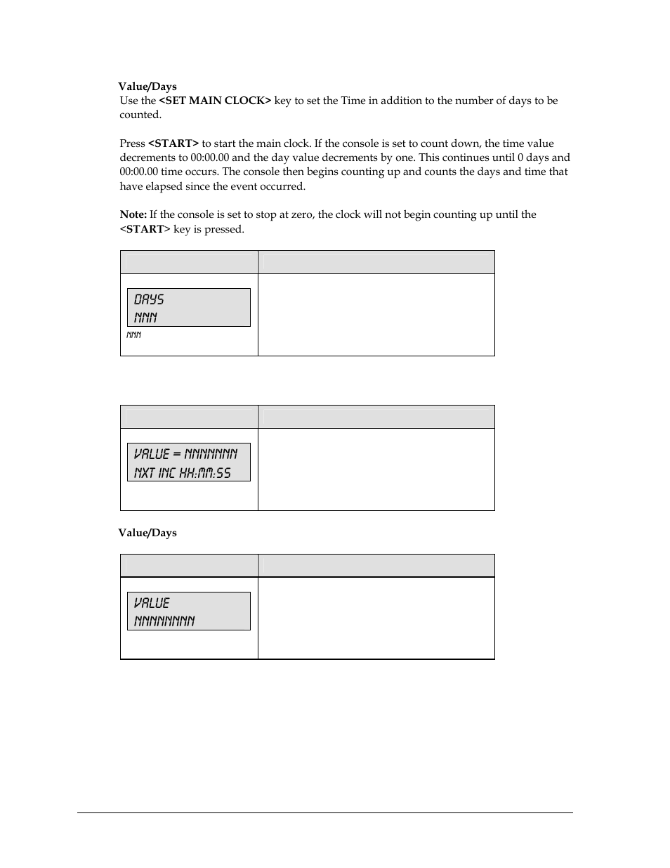 3 time base counter, Days nnn | Daktronics All Sport 5000 User Manual | Page 251 / 416