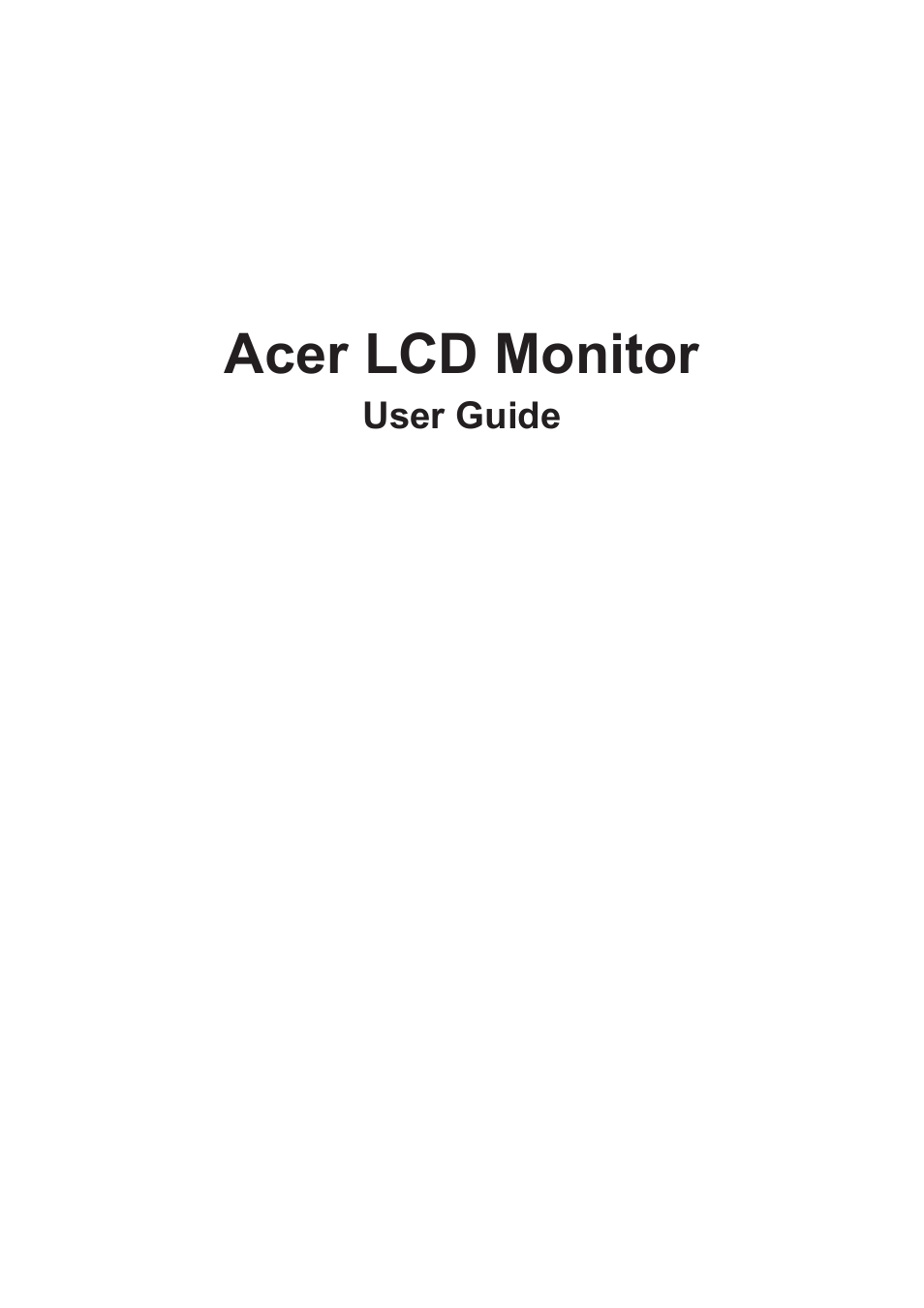 Acer PE320QK bmiipruzx 31.5" 16:9 Color Accurate HDR 4K UHD Monitor User Manual | 33 pages