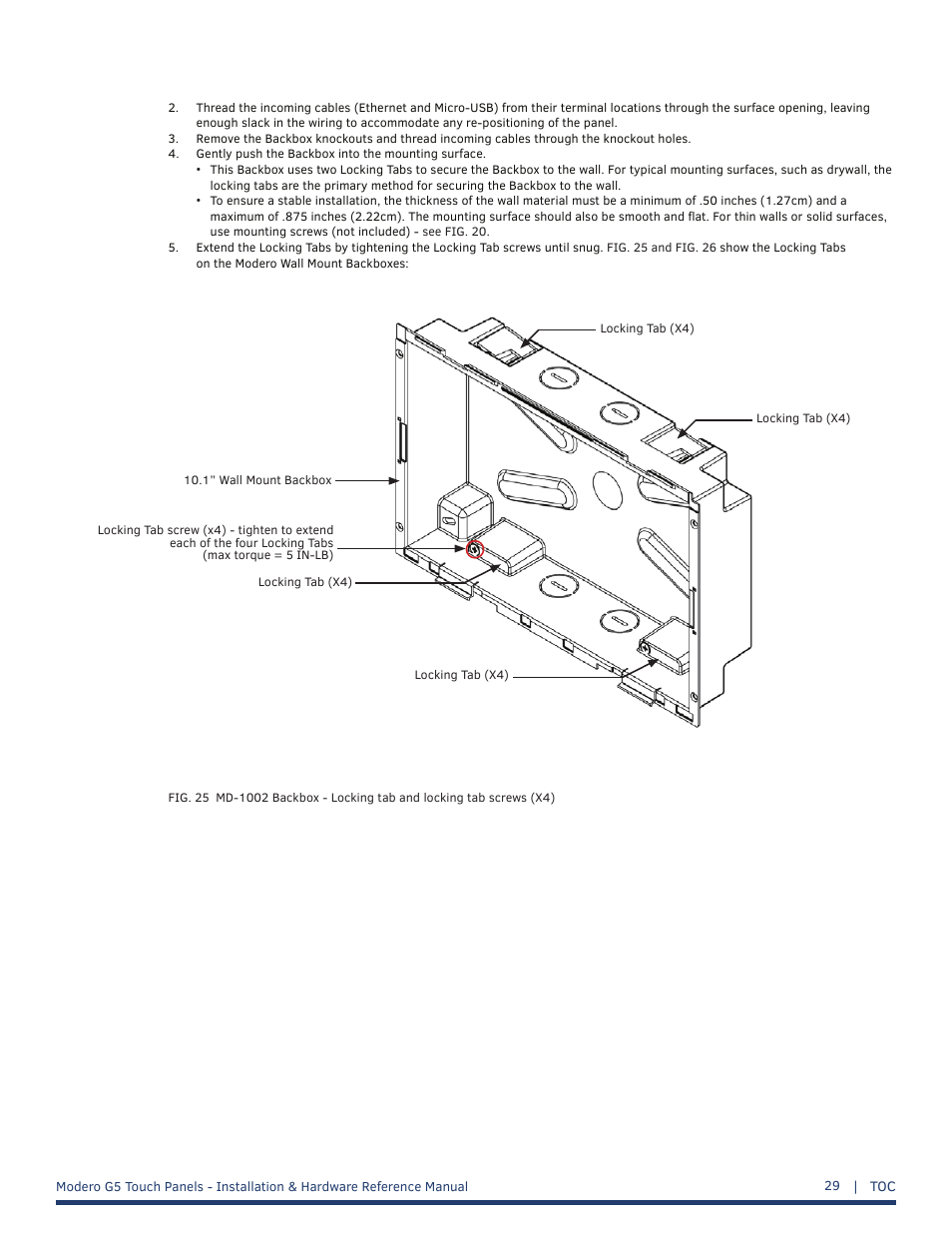 AMX MT-1002 Modero G5 Tabletop 10.1" Multi-Touch Panel User Manual | Page 29 / 34