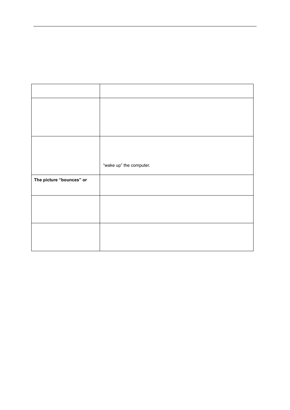 Troubleshoot | AOC I1601C 15.6" Portable Display User Manual | Page 15 / 19