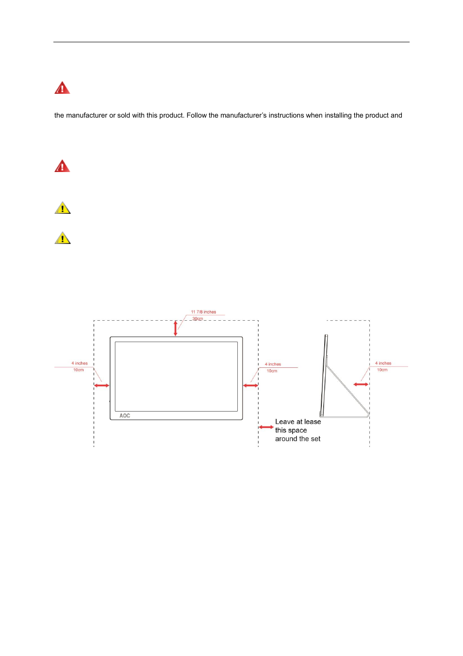 Installation | AOC I1601C 15.6" Portable Display User Manual | Page 4 / 19