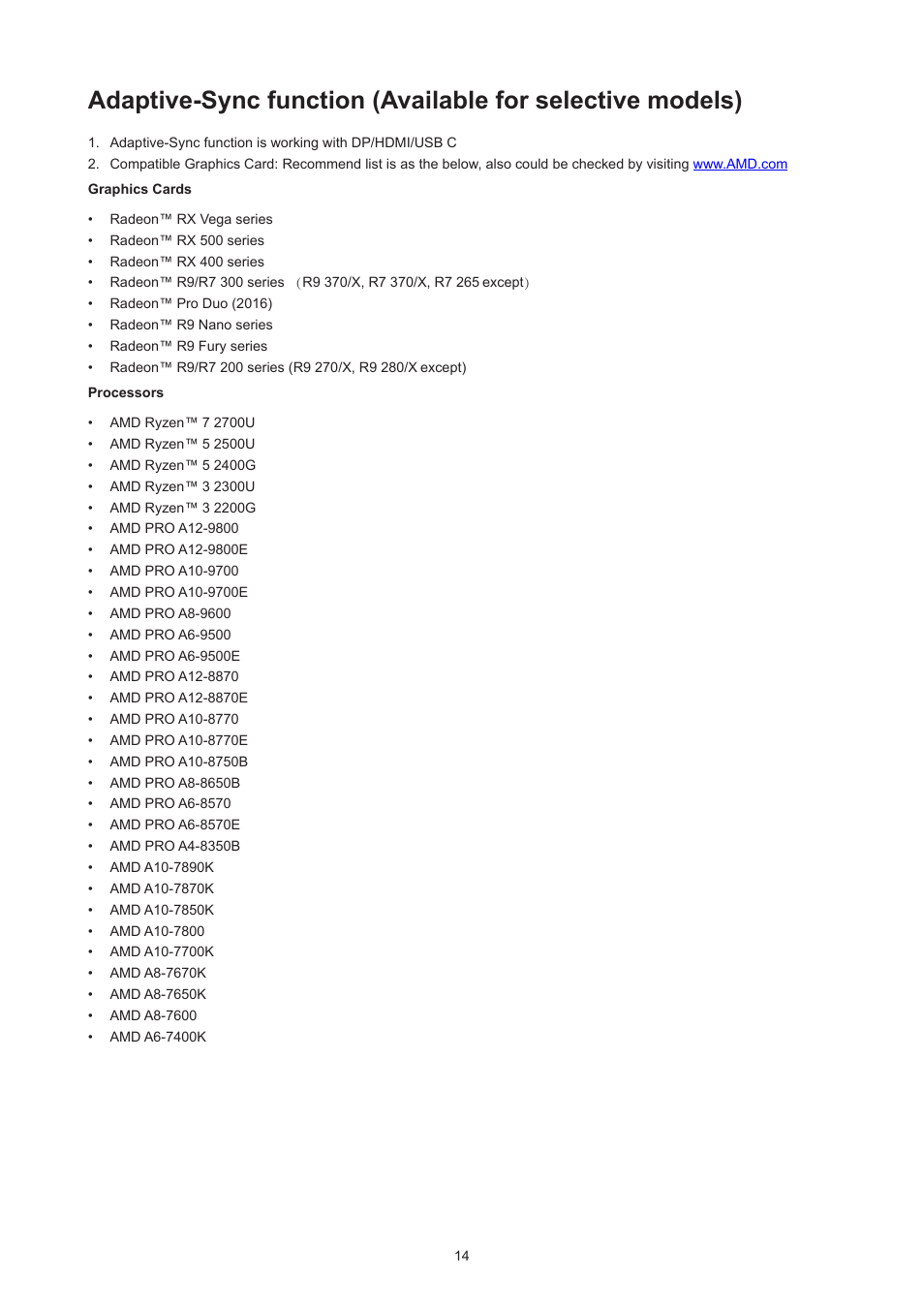 AOC CU34V5CW 34" 1440p Curved Monitor User Manual | Page 16 / 34