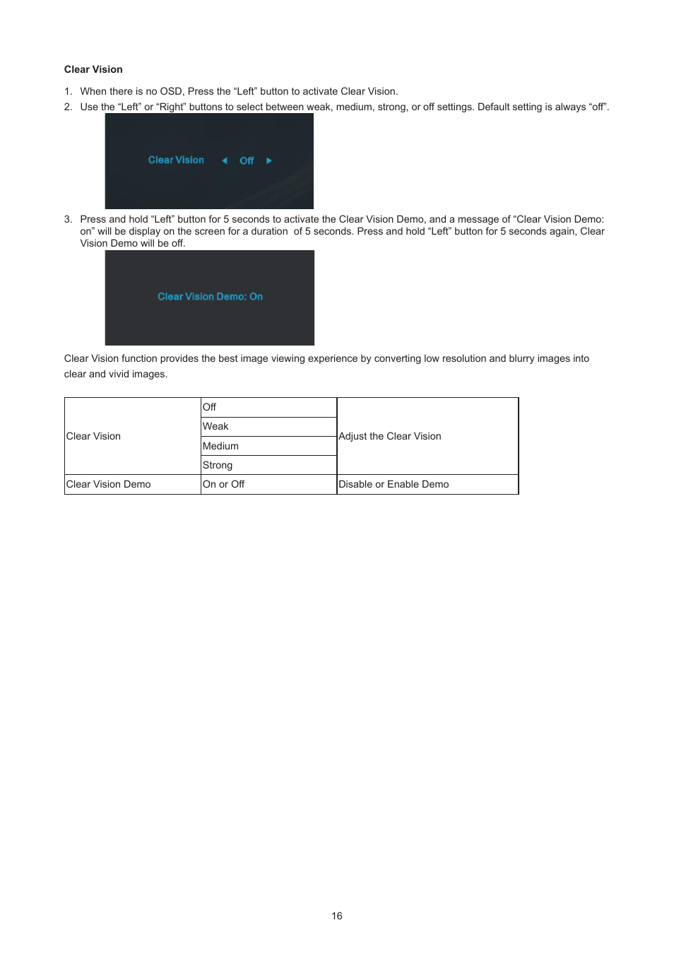 AOC CU34V5CW 34" 1440p Curved Monitor User Manual | Page 18 / 34