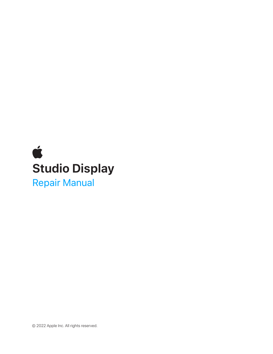 Apple 27" Studio Display (Nano-Texture Glass, Tilt Adjustable Stand) User Manual | 135 pages