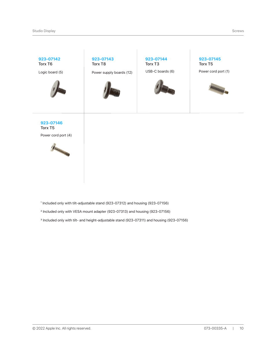 Apple 27" Studio Display (Nano-Texture Glass, Tilt Adjustable Stand) User Manual | Page 10 / 135