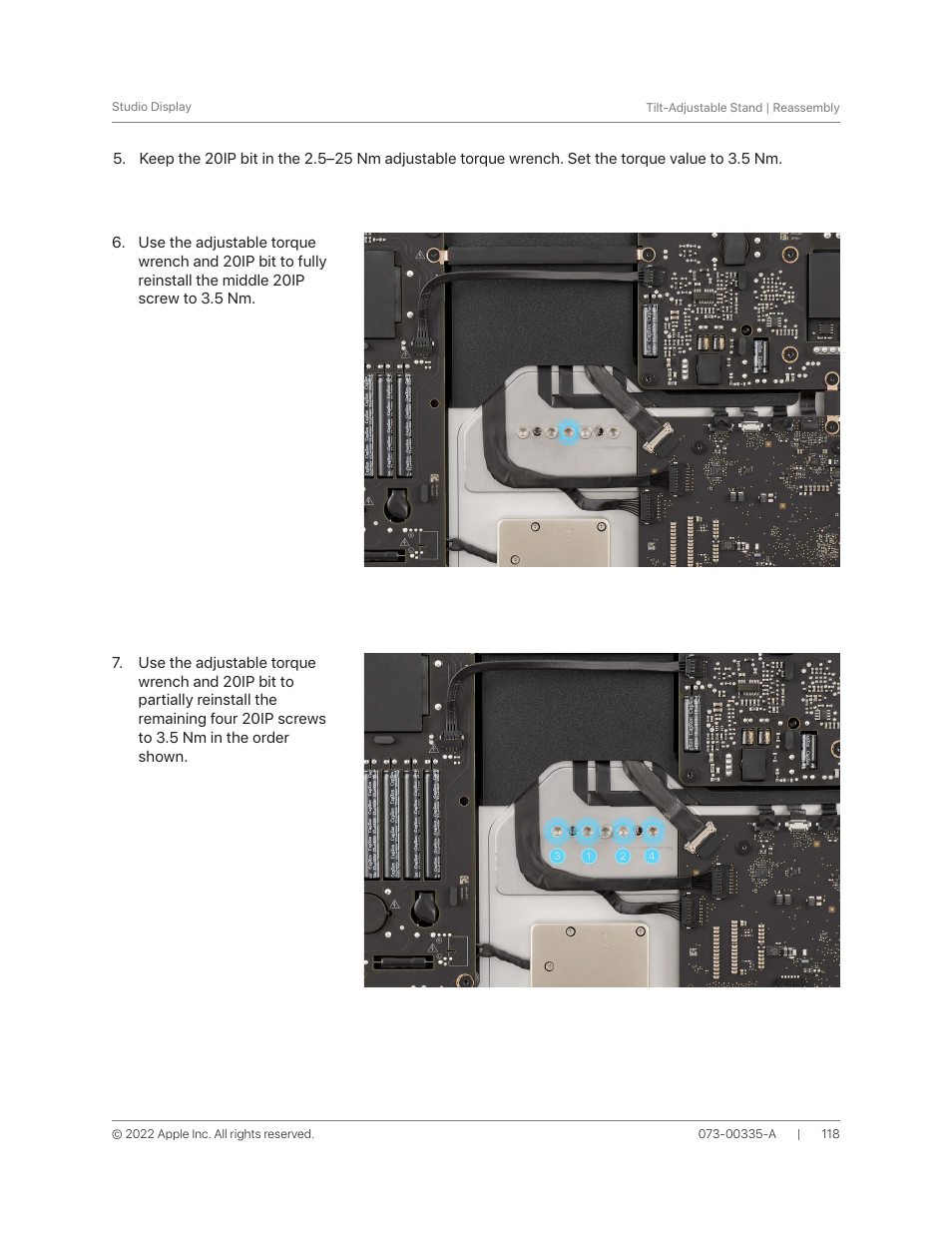 Apple 27" Studio Display (Nano-Texture Glass, Tilt Adjustable Stand) User Manual | Page 118 / 135